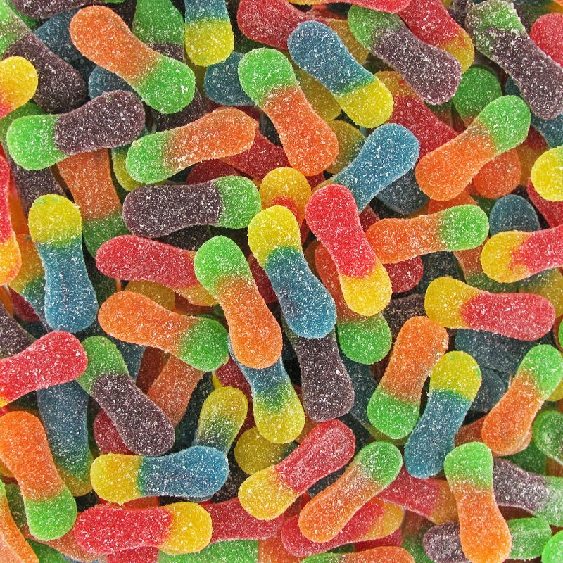 Langues Multicolores sucrées (100g)