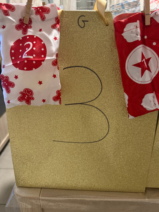 Calendrier de l'avent  Noel GRAND DORE